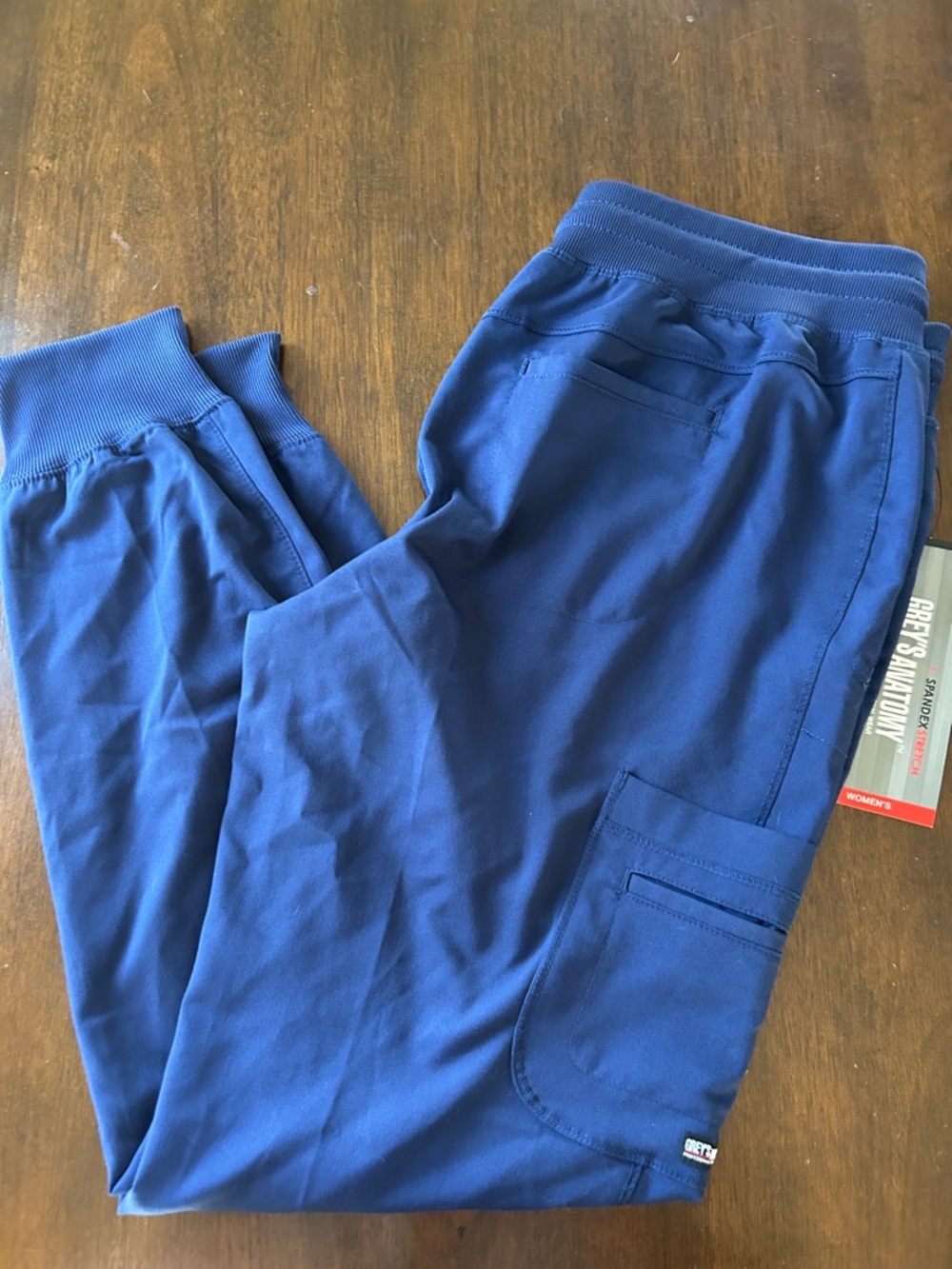 NWT, Women's Indigo Jogger Scrub Pants